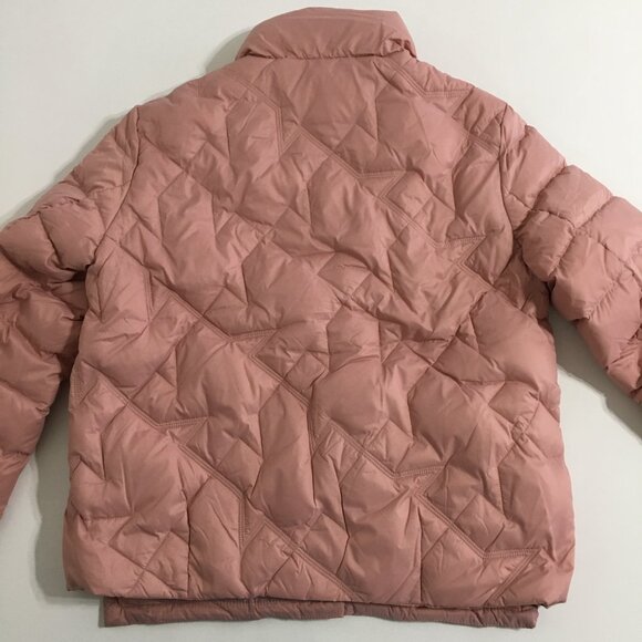 Korean Fashion Down Puffer Jacket NEW! Peach Tone Womens Medium - Picture 5 of 12